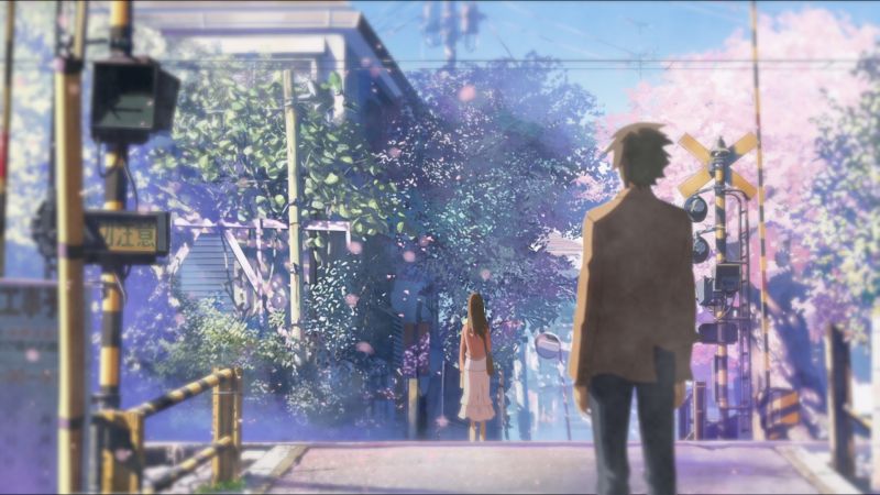 cảnh anime năm centimet trên giây cảnh anime năm centimet trên giây